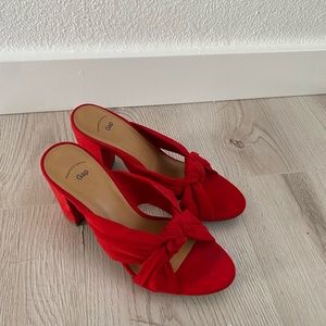 Gap knotted suede sandals